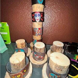 Colorful Leather Cuff Bracelets